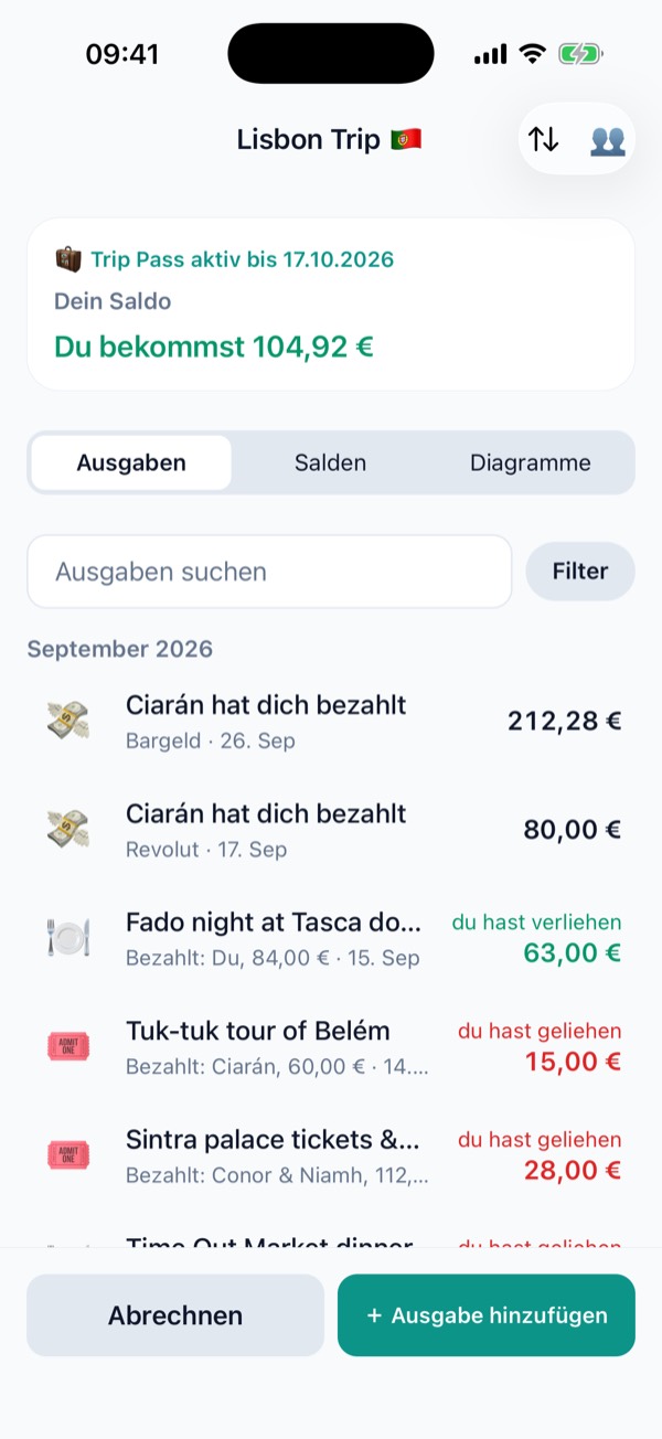Liste der Gruppenausgaben